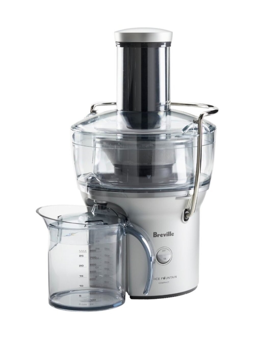 Breville Juice Fountain Compact Juicer BJE200XL 700W Stainless Steel Juicer